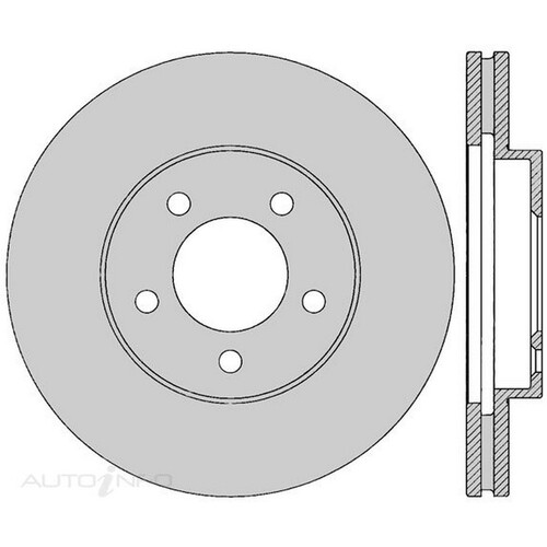 New Genuine PROTEX Rotor - Front #DR852