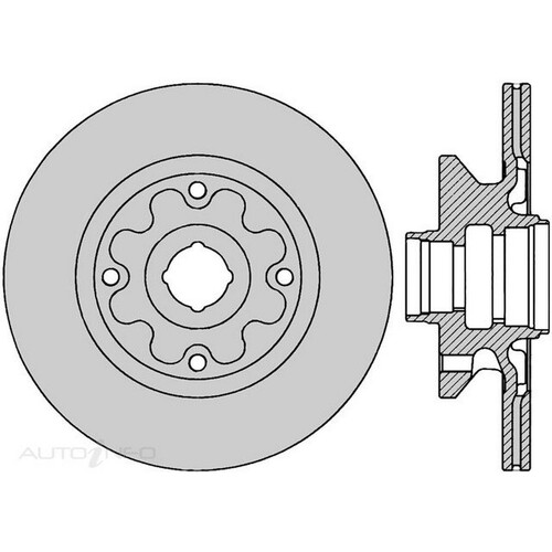 New Genuine PROTEX Rotor - Front #DR859A