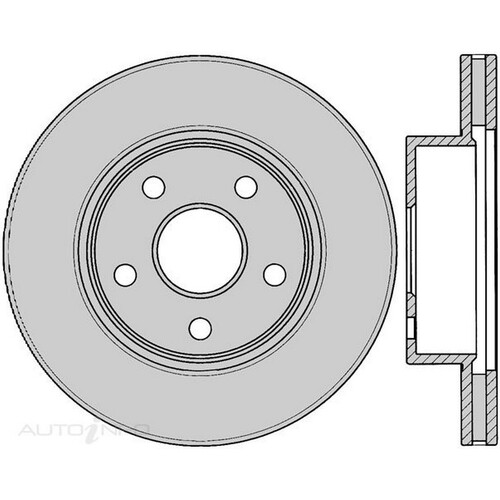 New Genuine PROTEX Rotor - Front #DR860