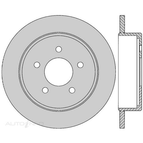 New Genuine PROTEX Rotor - Rear #DR861