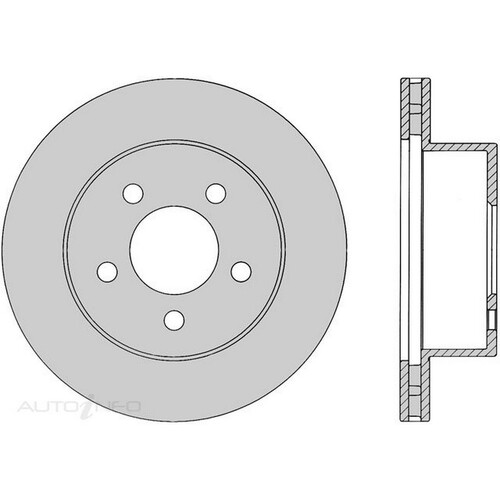 New Genuine PROTEX Rotor - Front #DR888