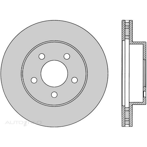 New Genuine PROTEX Rotor - Front #DR889