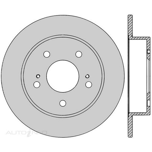 New Genuine PROTEX Rotor - Rear #DR906