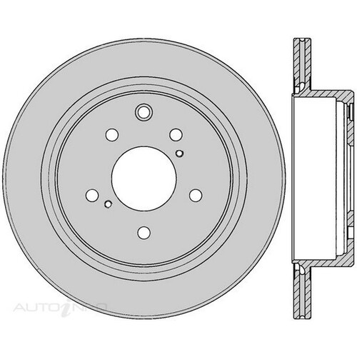 New Genuine PROTEX Rotor - Rear #DR908