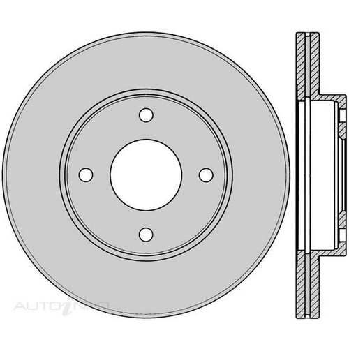 New Genuine PROTEX Rotor - Front #DR924