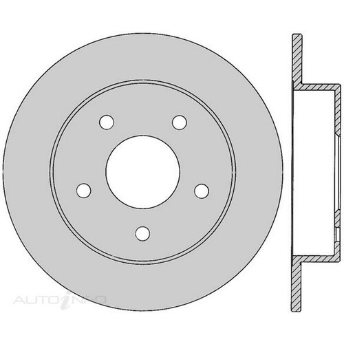 New Genuine PROTEX Rotor - Rear #DR925