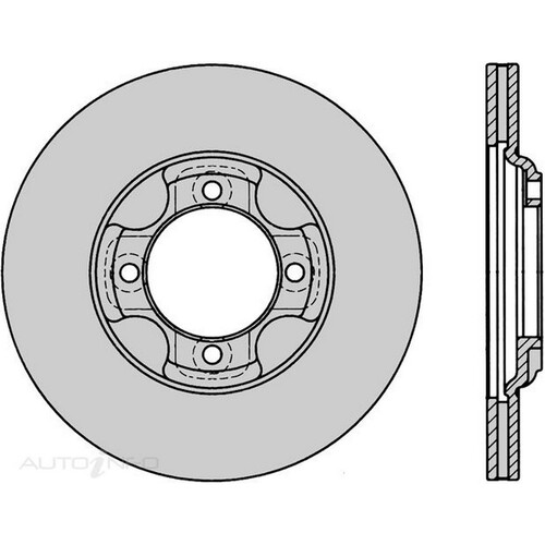 New Genuine PROTEX Rotor - Front #DR930