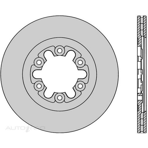 New Genuine PROTEX Rotor - Front #DR934