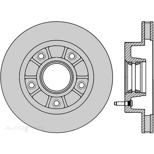 New Genuine PROTEX Rotor - Front #DR937