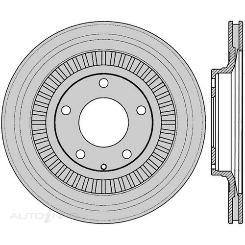 New Genuine PROTEX Rotor - Rear #DR952