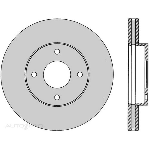 New Genuine PROTEX Rotor - Front #DR953