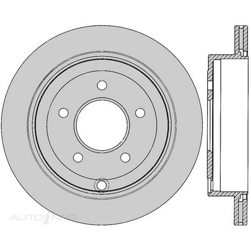 New Genuine PROTEX Rotor - Rear #DR956