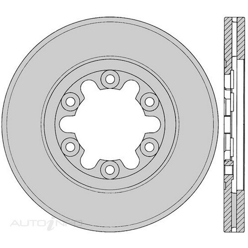 New Genuine PROTEX Rotor - Front #DR958