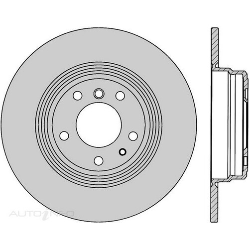 New Genuine PROTEX Rotor - Rear #DR991