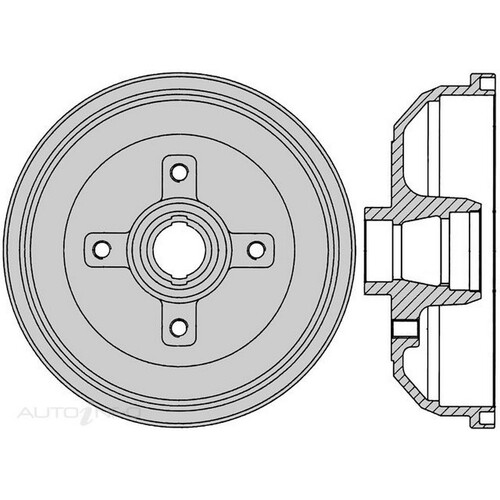 New Genuine PROTEX Brake Drum #DRUM1609