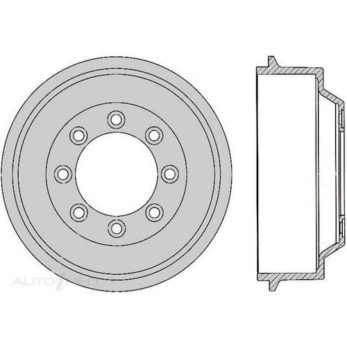 New Genuine PROTEX Brake Drum #DRUM1621B