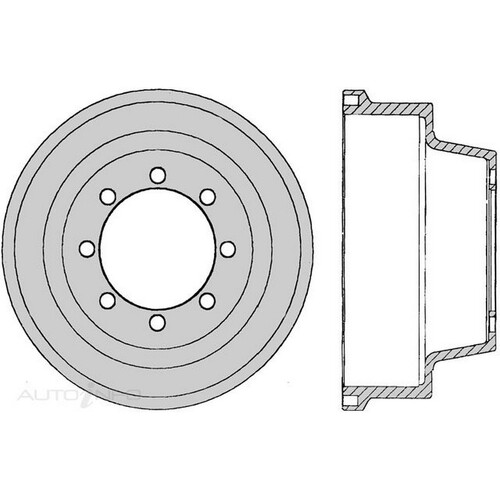 New Genuine PROTEX Brake Drum #DRUM1628B