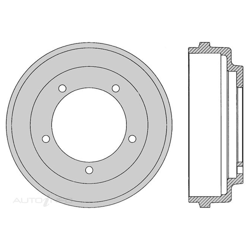 New Genuine PROTEX Brake Drum #DRUM1640