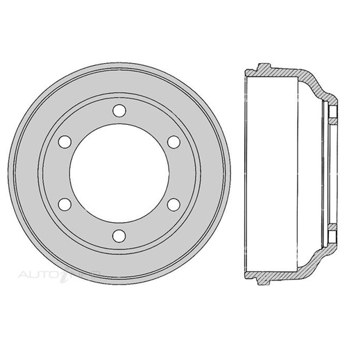 New Genuine PROTEX Brake Drum #DRUM1641