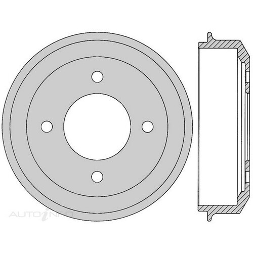New Genuine PROTEX Brake Drum #DRUM1677