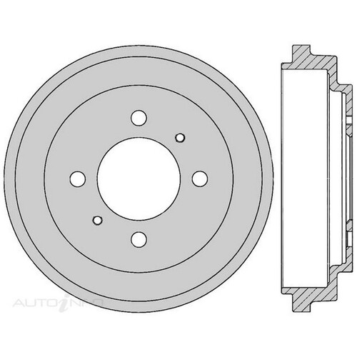 New Genuine PROTEX Brake Drum #DRUM1701