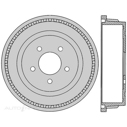 New Genuine PROTEX Brake Drum #DRUM1722