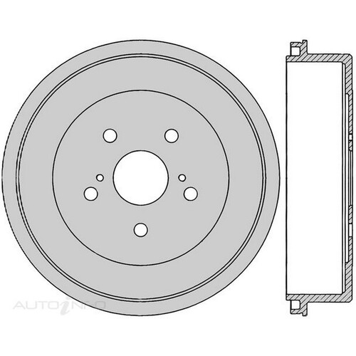 New Genuine PROTEX Brake Drum #DRUM1742