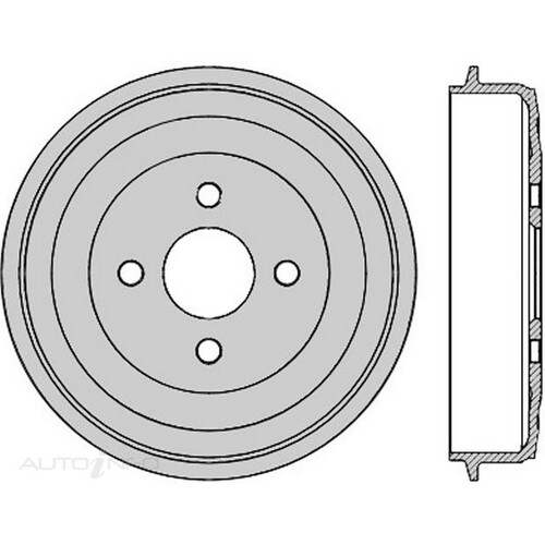 New Genuine PROTEX Brake Drum #DRUM1800