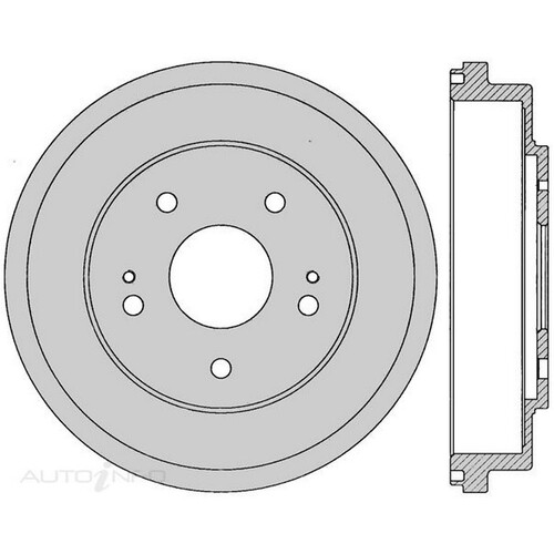 New Genuine PROTEX Brake Drum #DRUM4040