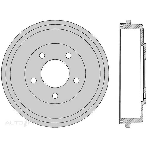 New Genuine PROTEX Brake Drum #DRUM4074
