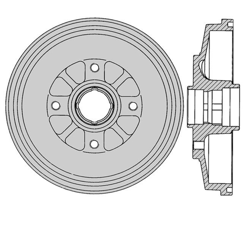 New Genuine PROTEX Brake Drum #DRUM4079