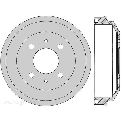 New Genuine PROTEX Brake Drum #DRUM4080