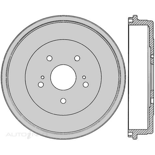 New Genuine PROTEX Brake Drum #DRUM4104