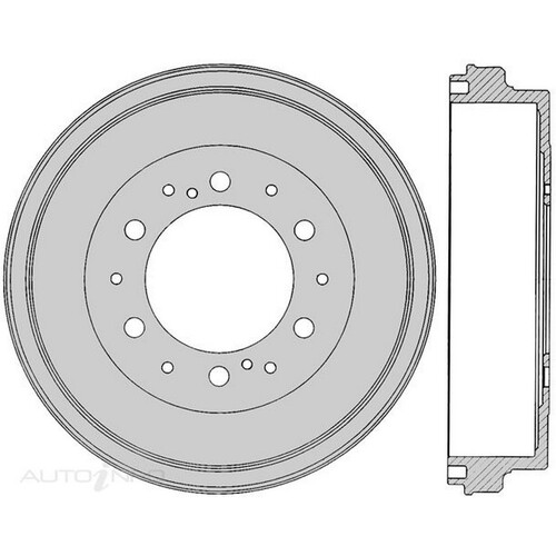 New Genuine PROTEX Brake Drum #DRUM4106