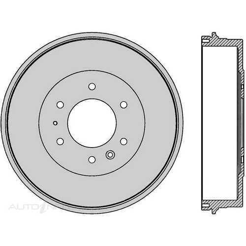 New Genuine PROTEX Brake Drum #DRUM4112