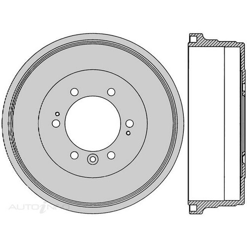 New Genuine PROTEX Brake Drum #DRUM4113