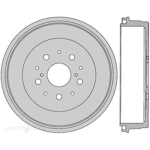 New Genuine PROTEX Brake Drum #DRUM4138