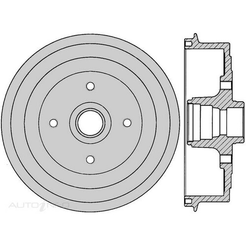 New Genuine PROTEX Brake Drum #DRUM4142