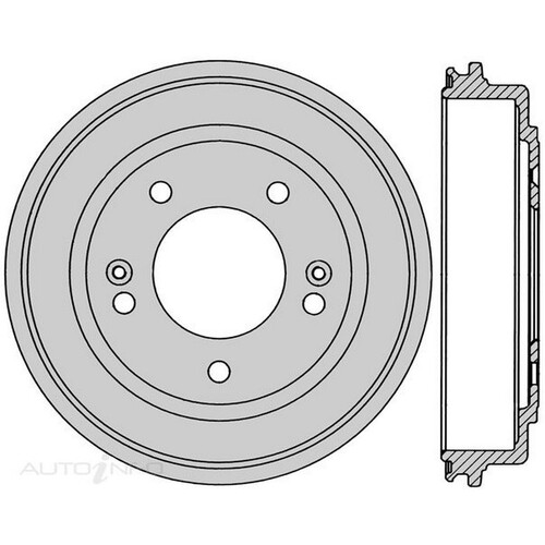 New Genuine PROTEX Brake Drum #DRUM4151