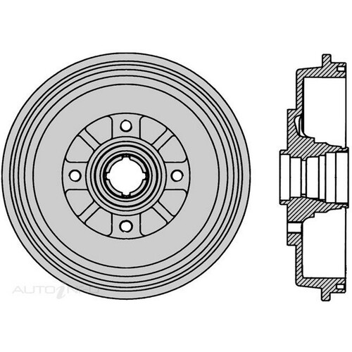New Genuine PROTEX Brake Drum #DRUM4168
