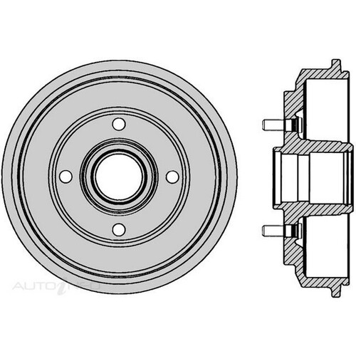 New Genuine PROTEX Brake Drum #DRUM4170
