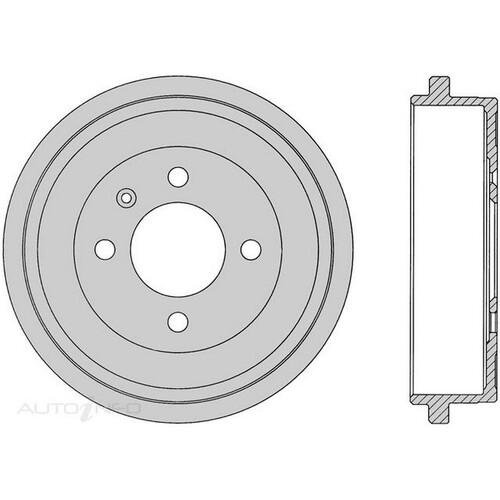 New Genuine PROTEX Brake Drum #DRUM4180