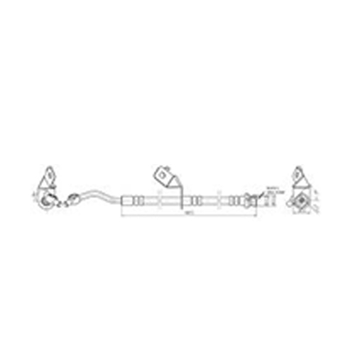 New Genuine PROTEX Hydraulic Hose - Front #H3601