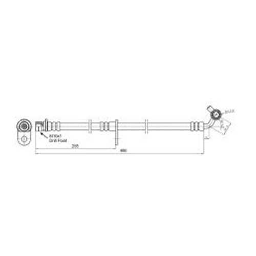 New Genuine PROTEX Hydraulic Hose - Rear #H3772