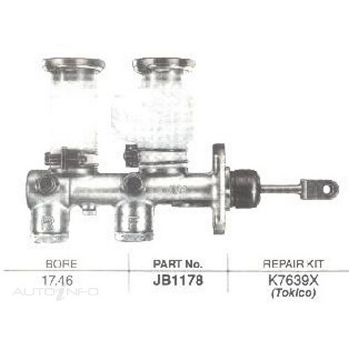 New Genuine PROTEX Brake Master Cylinder #JB1178