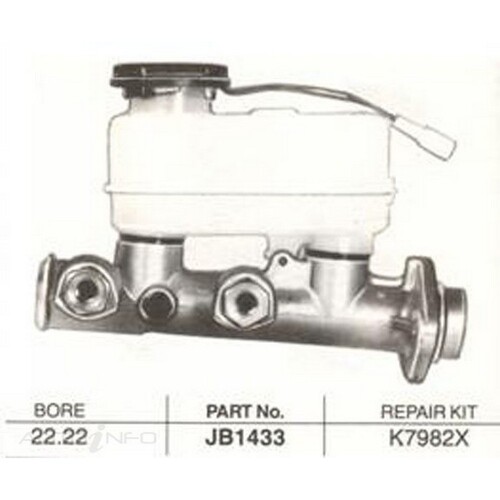 New Genuine PROTEX Brake Master Cylinder #JB1433