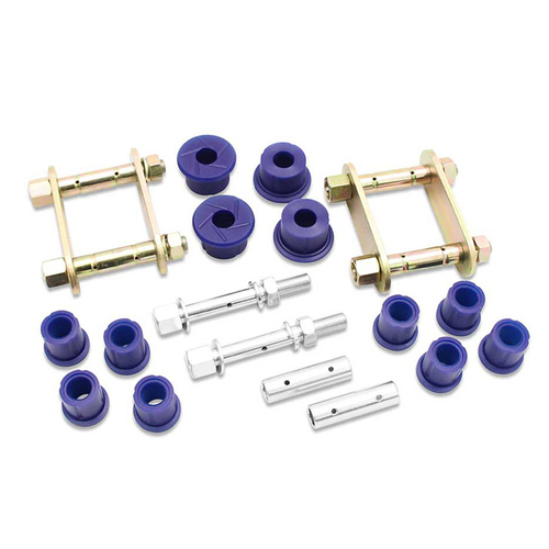 New Genuine SUPERPRO Greasable Shackle and Bushing Kit #KIT070SK