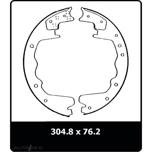 New Genuine PROTEX Drum Brake Shoe #N1018