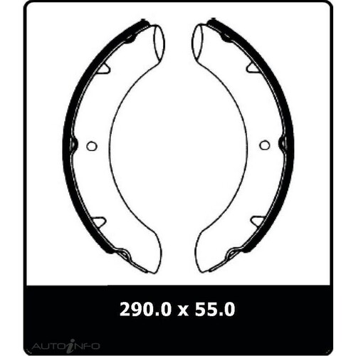 New Genuine PROTEX Drum Brake Shoe - Front #N1083