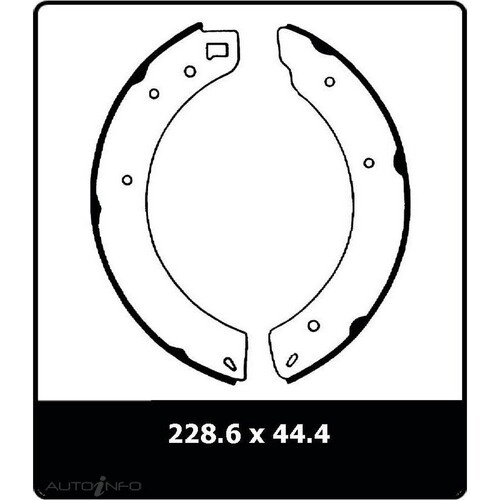 New Genuine PROTEX Brake Shoe - Rear #N1169